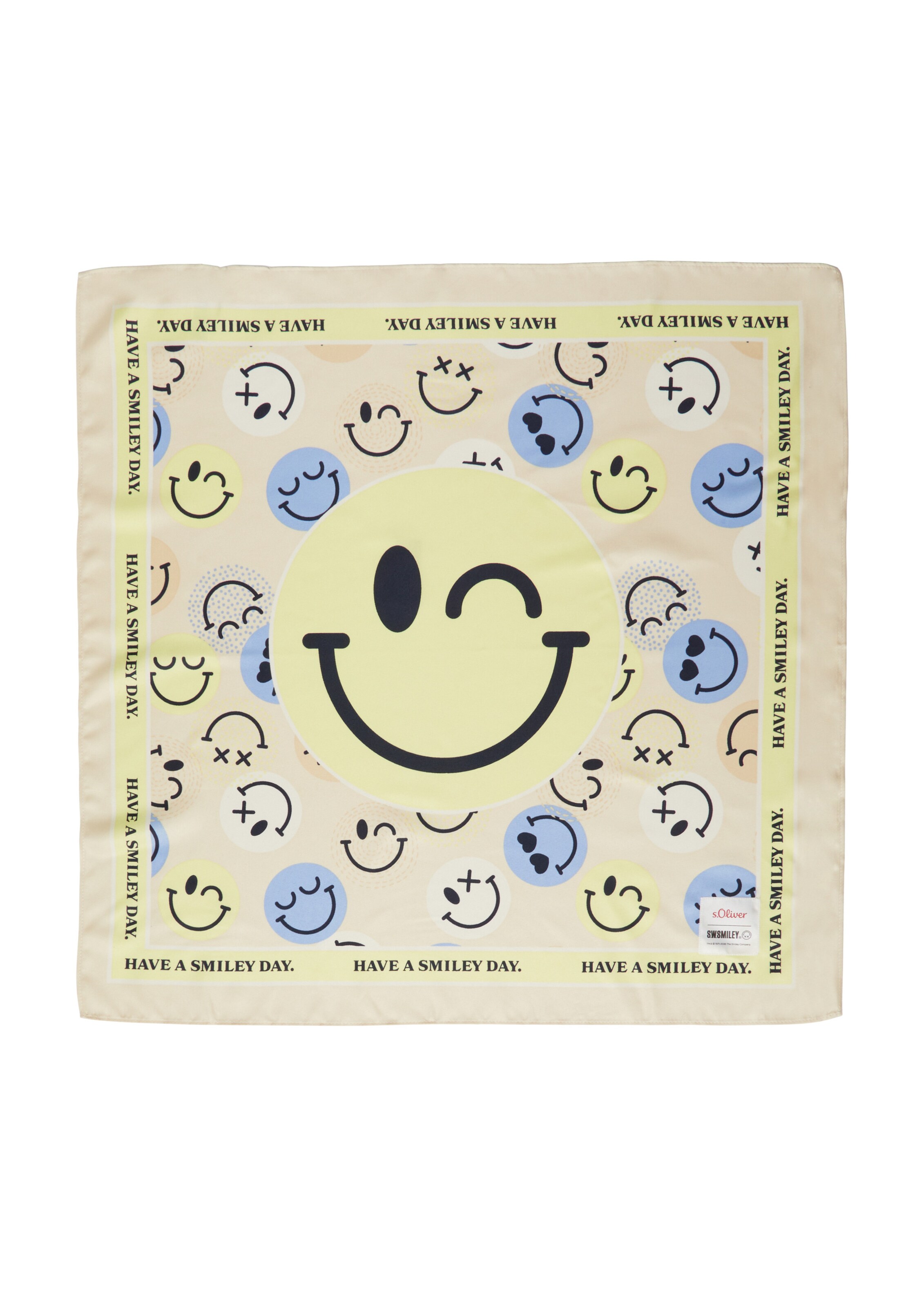 s.Oliver Scarf in Yellow: front