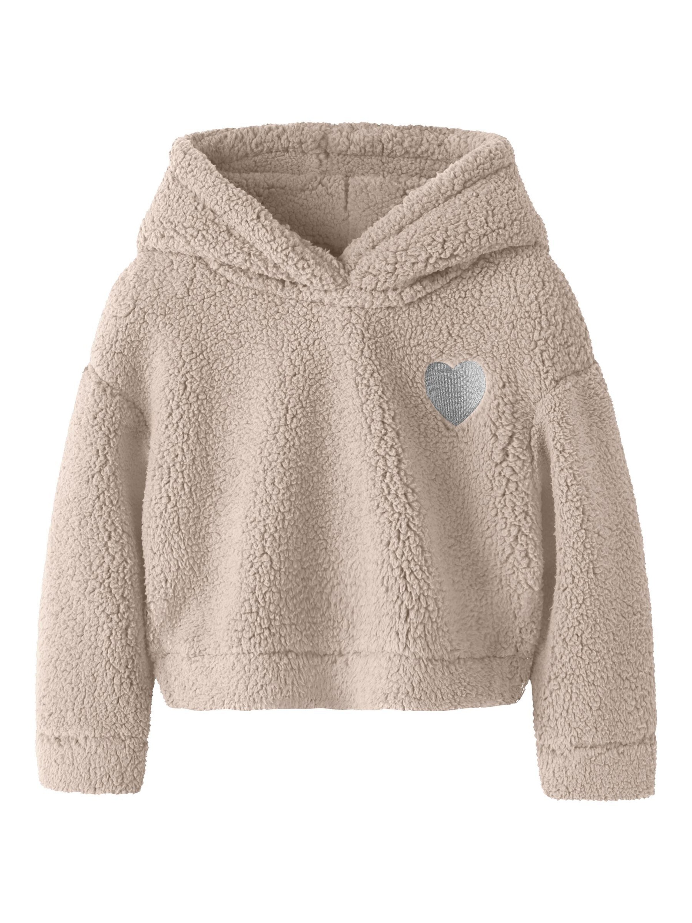 Felpa di NAME IT in beige: frontale
