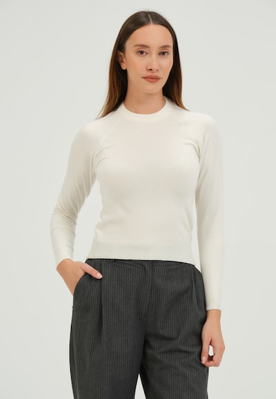 Basics and More Pullover in ecru, Produktansicht