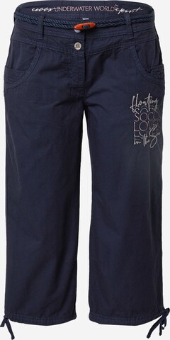 Soccx Regular Pants in Blue: front