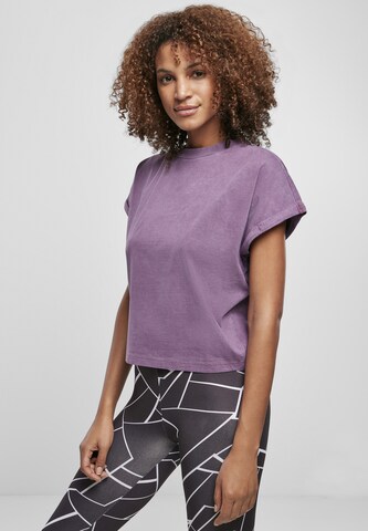 Urban Classics - Camisa em roxo: frente