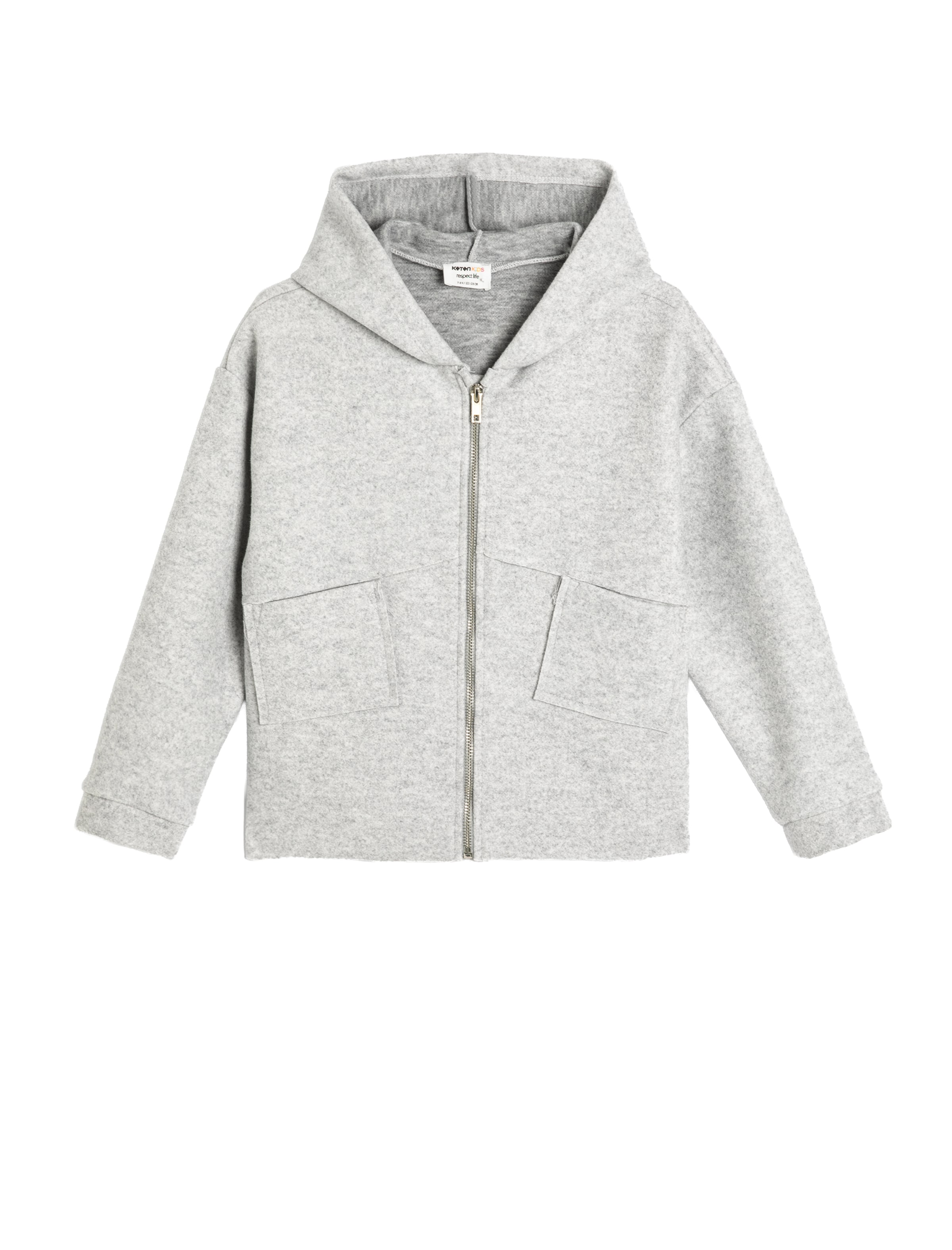 Koton Fleece jacket in Grey: front