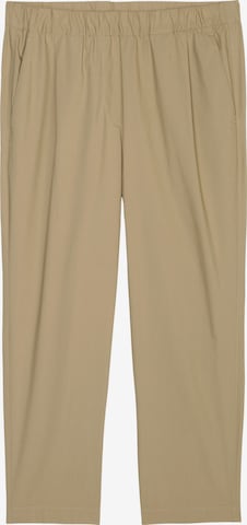 Marc O'Polo Tapered Broek in Beige: voorkant