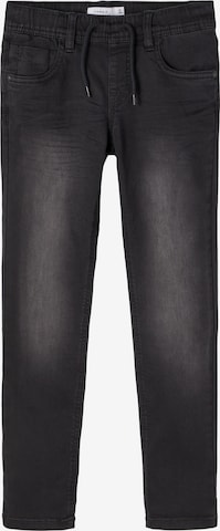 NAME IT Regular Jeans 'Robin' in Zwart: voorkant