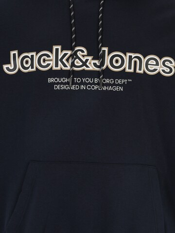 Jack & Jones Plus Collegepaita 'LAKEWOOD' värissä sininen