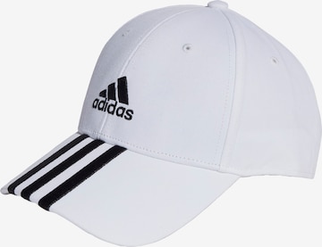 Casquette de sport ADIDAS SPORTSWEAR en blanc : devant