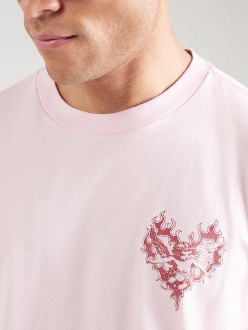 HOLLISTER Μπλουζάκι 'LOVE' σε ροζ