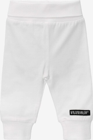 Villervalla Tapered Pants in White: front