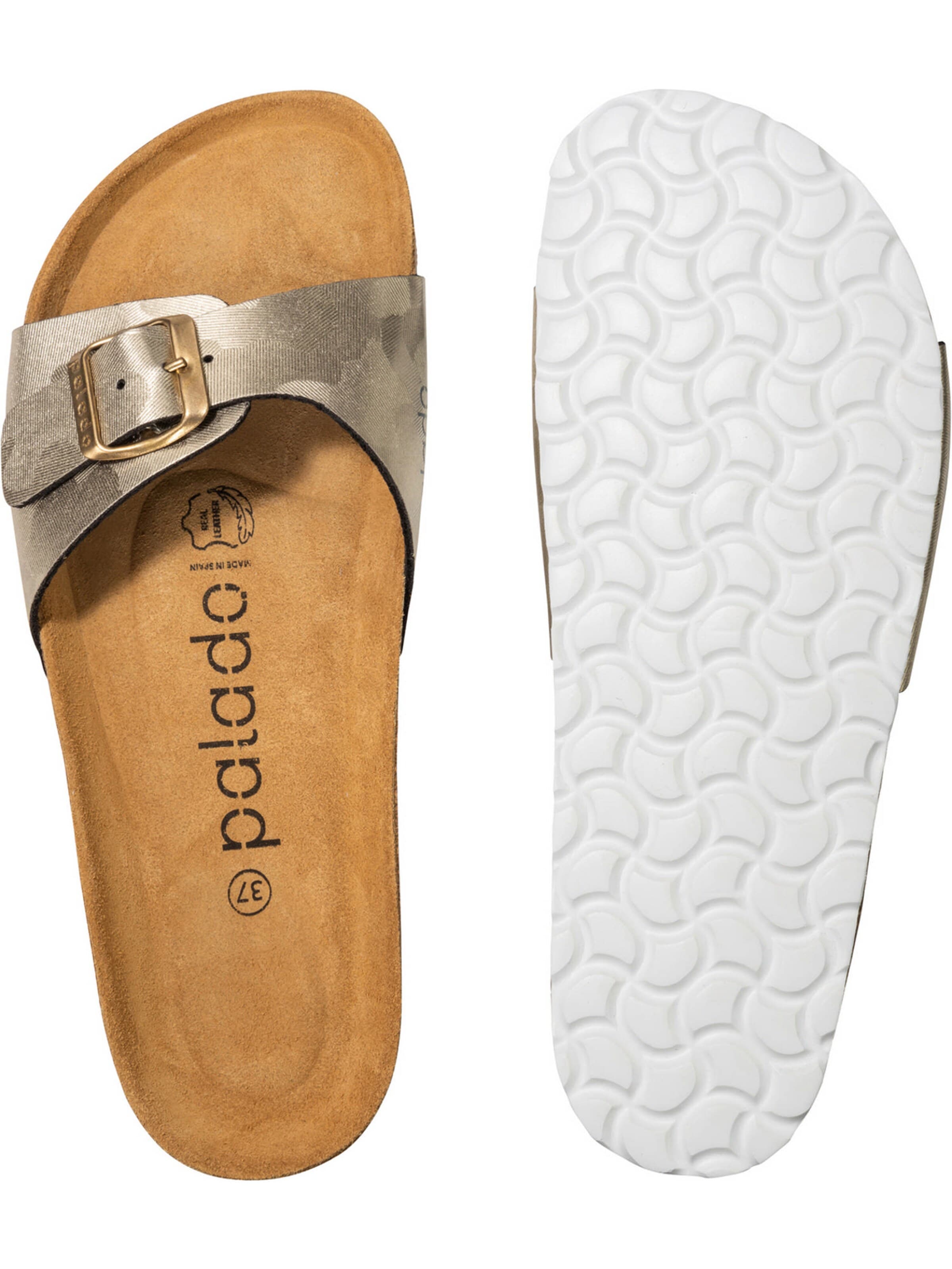 Palado - Zapatos abiertos 'Palado Malta Texas' en oro