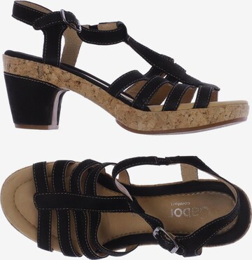 GABOR Sandals & High-Heeled Sandals in 38 in Black: front
