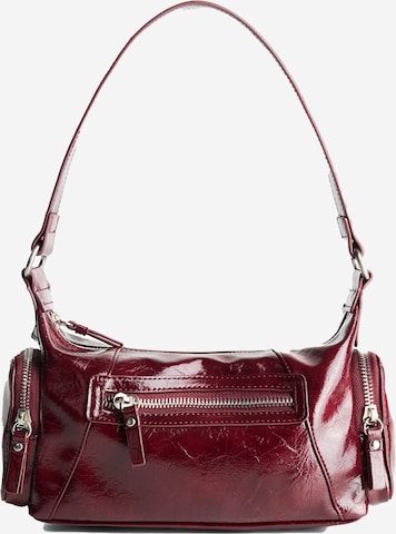 BershkaTorba za na rame - crvena boja: prednji dio