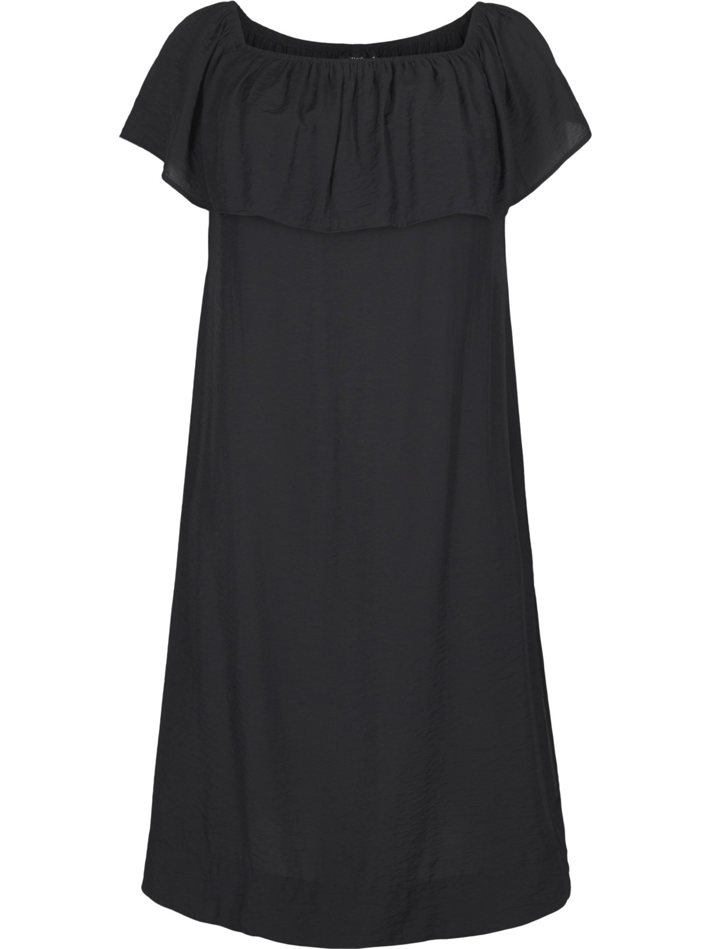 Zizzi Φόρεμα 'Vkam' σε μαύρο: μπροστά