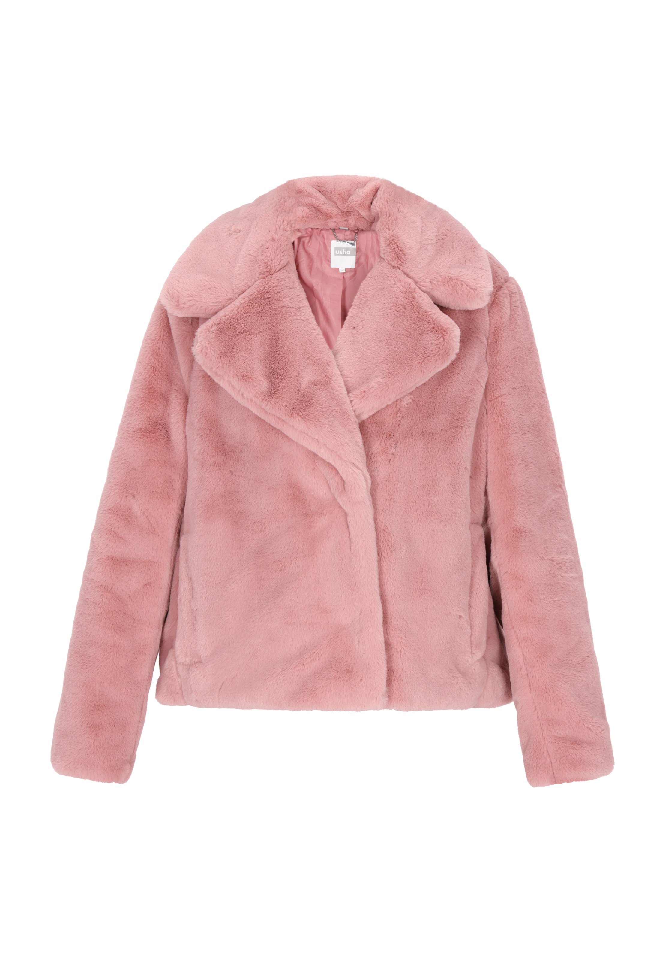 Usha Vinterjacka i rosa: framsida