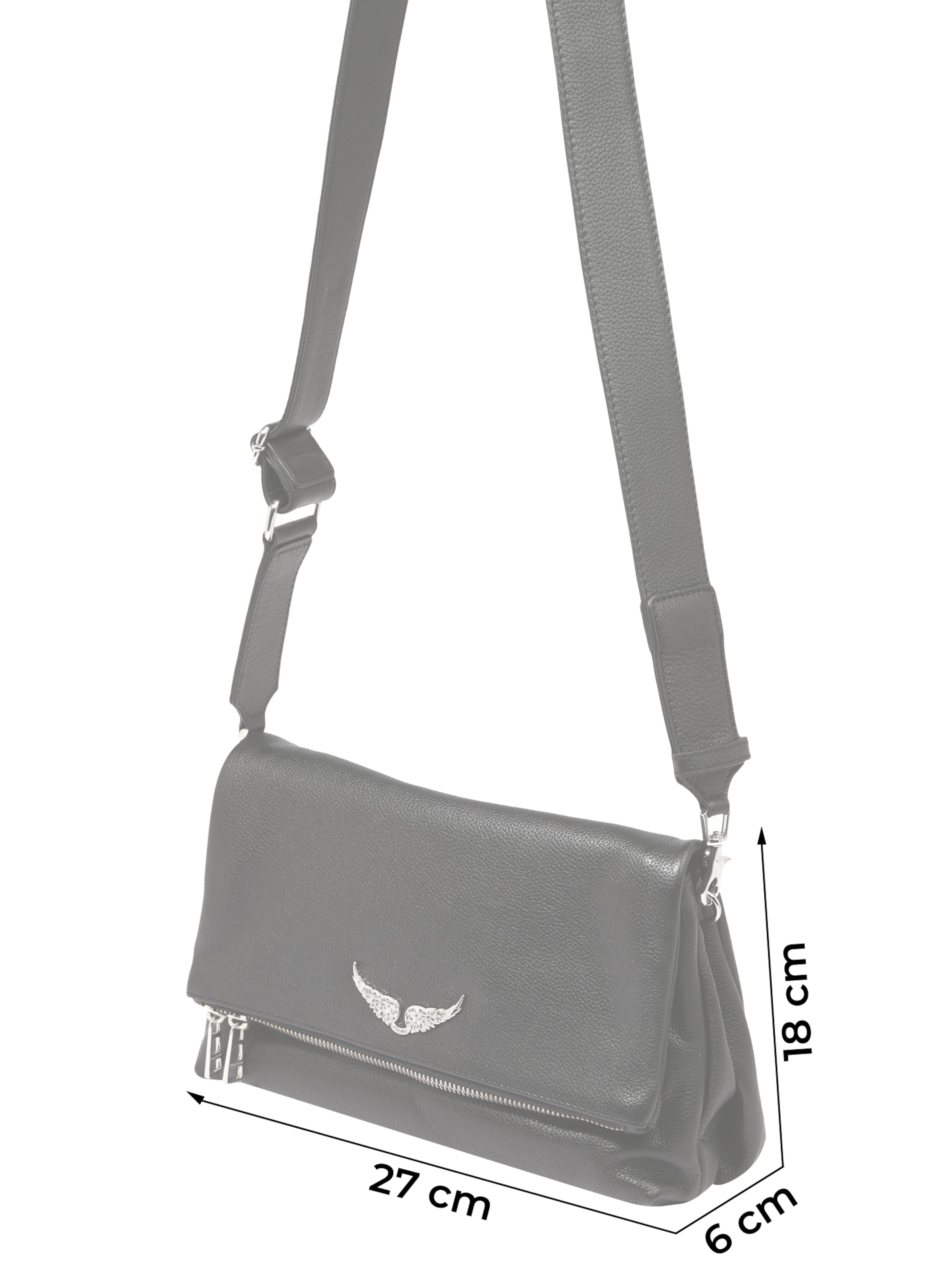 Sac bandoulière 'ROCKY' Zadig & Voltaire en noir