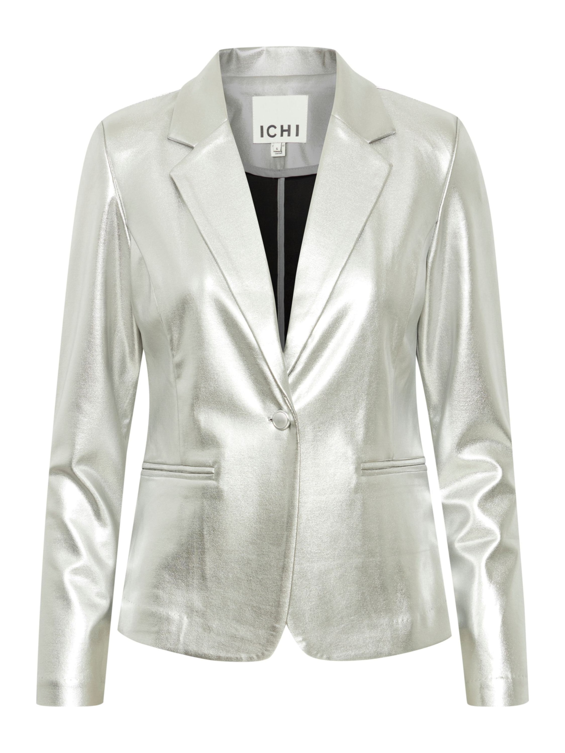 Blazer 'Kate' ICHI en argent : devant