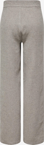 ONLY Wide leg Pleat-front trousers 'CORA' in Grey