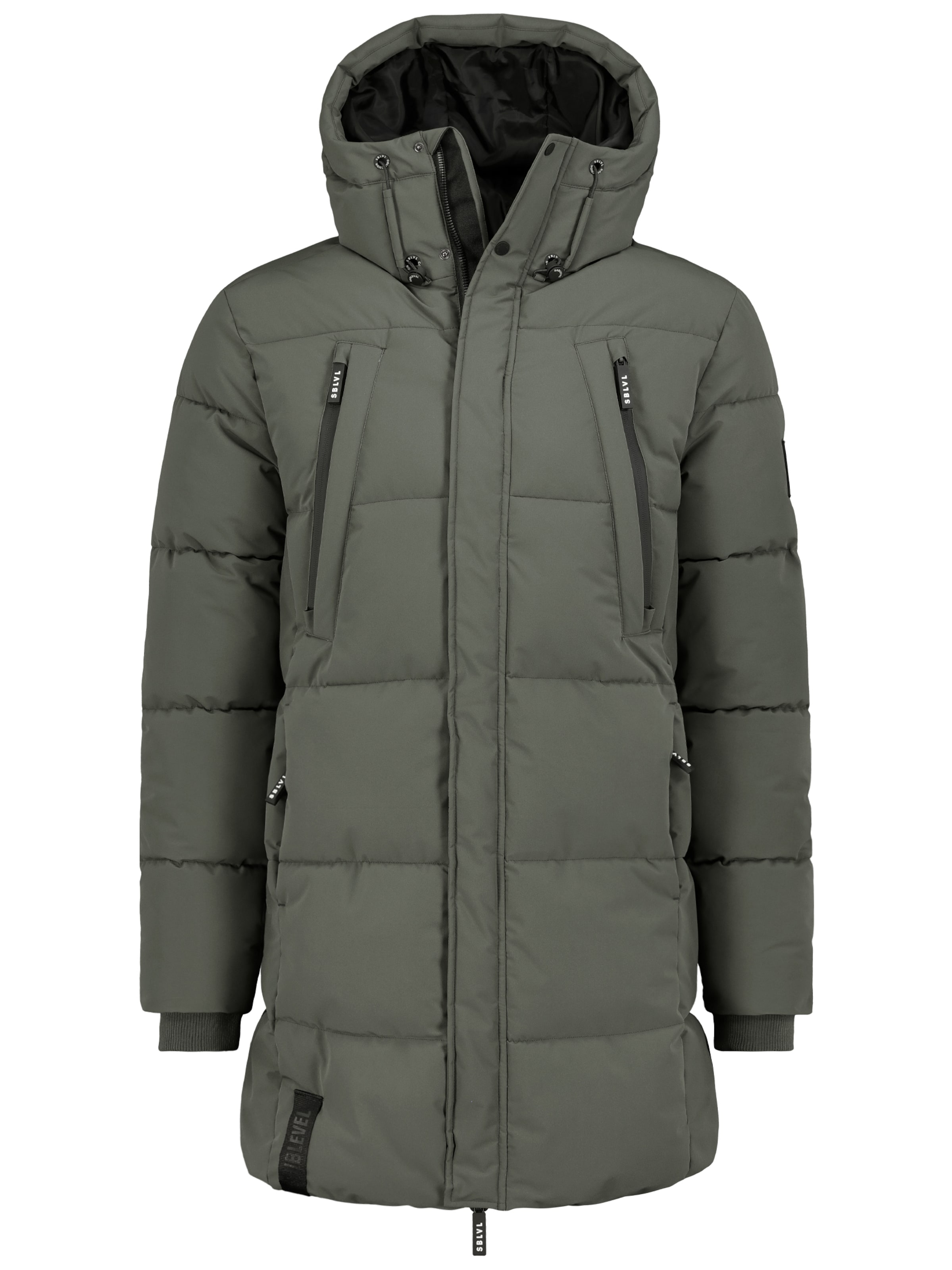Sublevel Winterjas in Groen: voorkant