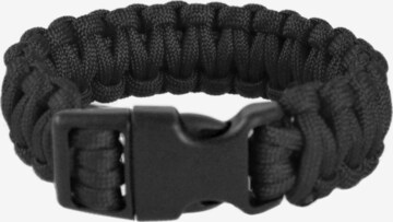 normani Armband 'Paracord' in Zwart: voorkant