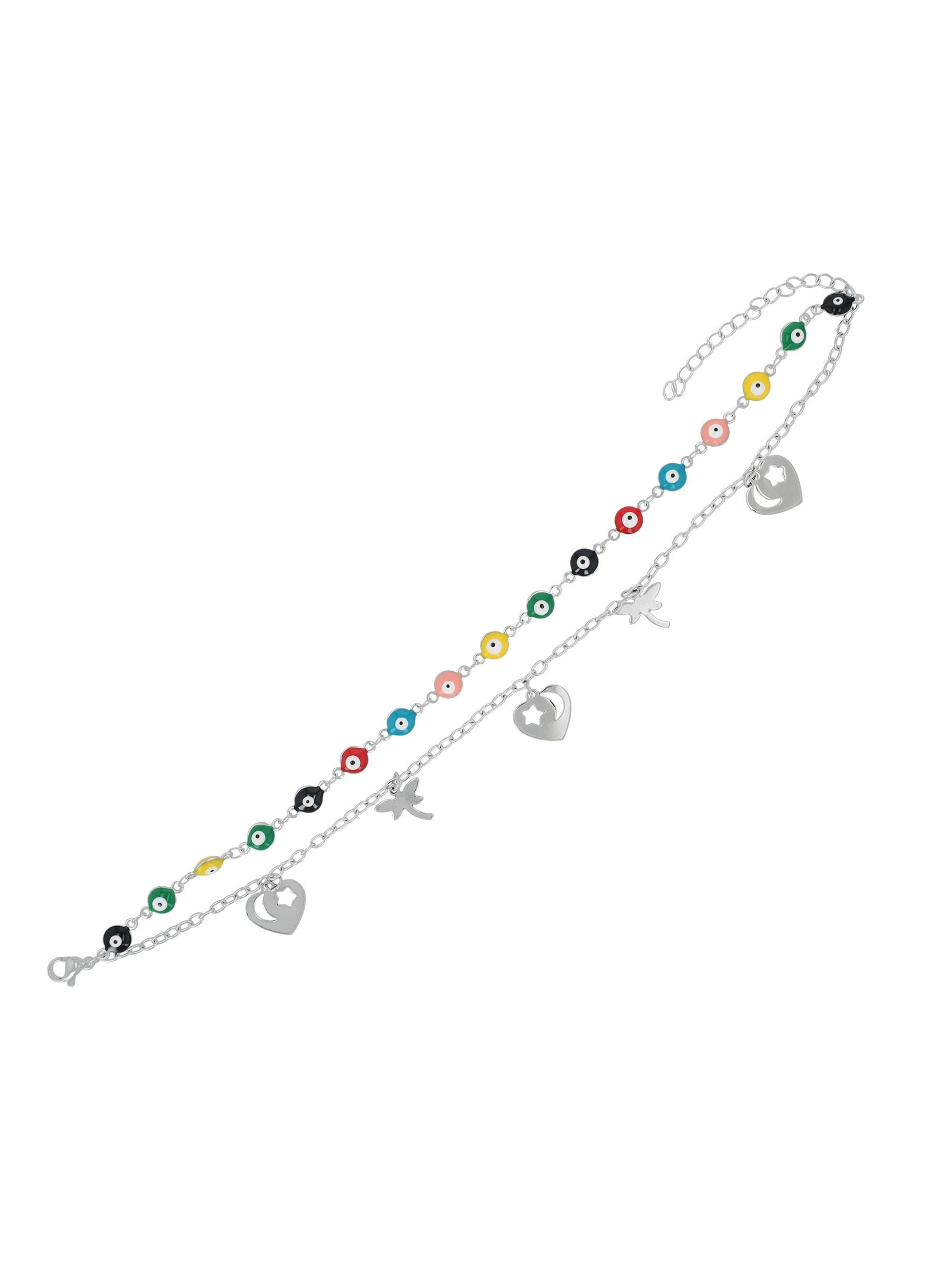 Akzent Fußschmuck 'Prisara, langlebig'‌‌‌‌‌‌‌‌‌‌ in Silber