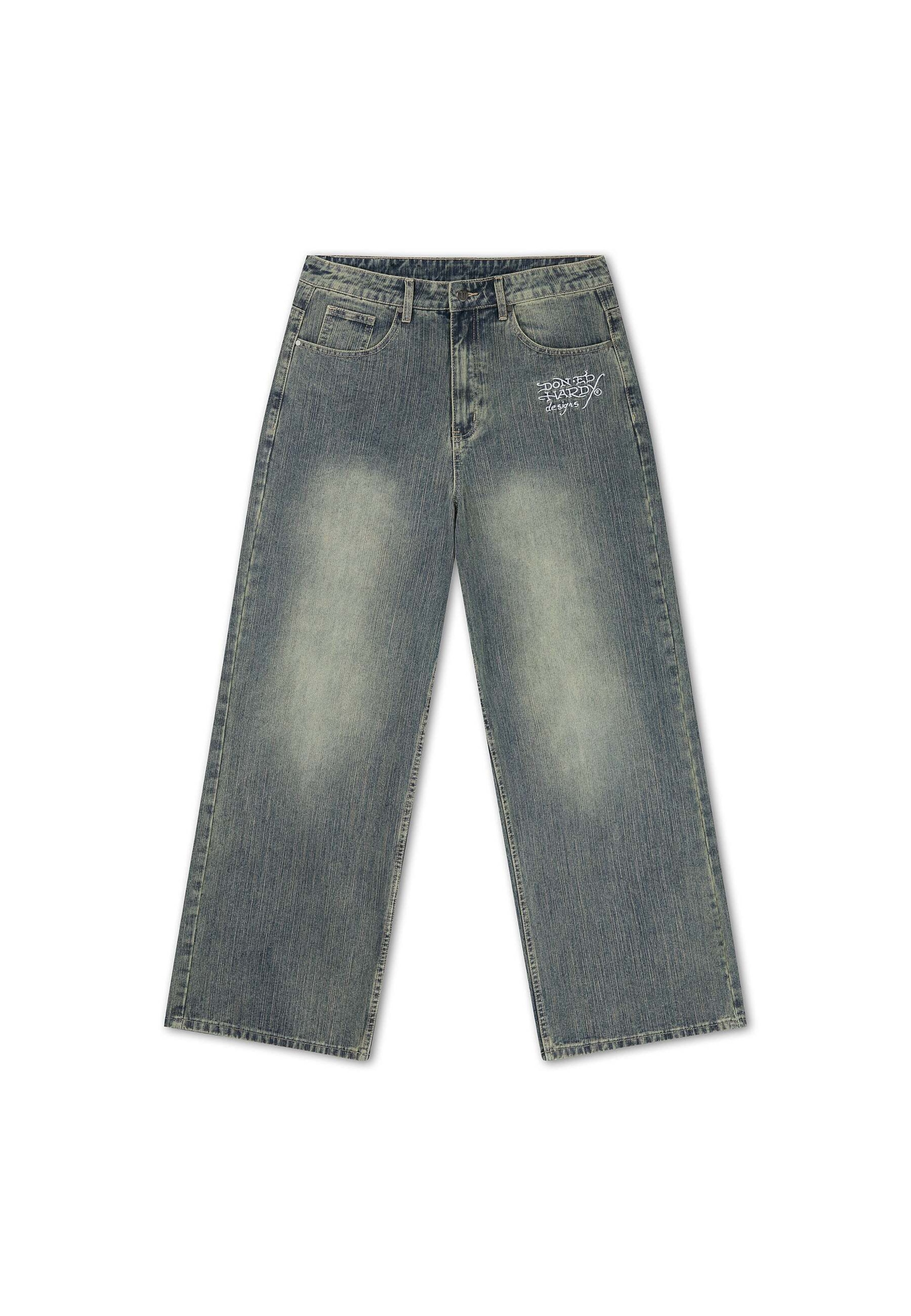 Ed Hardy Loosefit Džíny – modrá