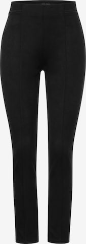 Skinny Pantalon 'Hope' STREET ONE en noir : devant