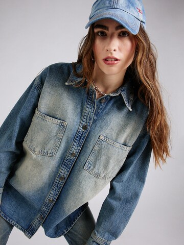 TOPSHOP Blouse in Blauw