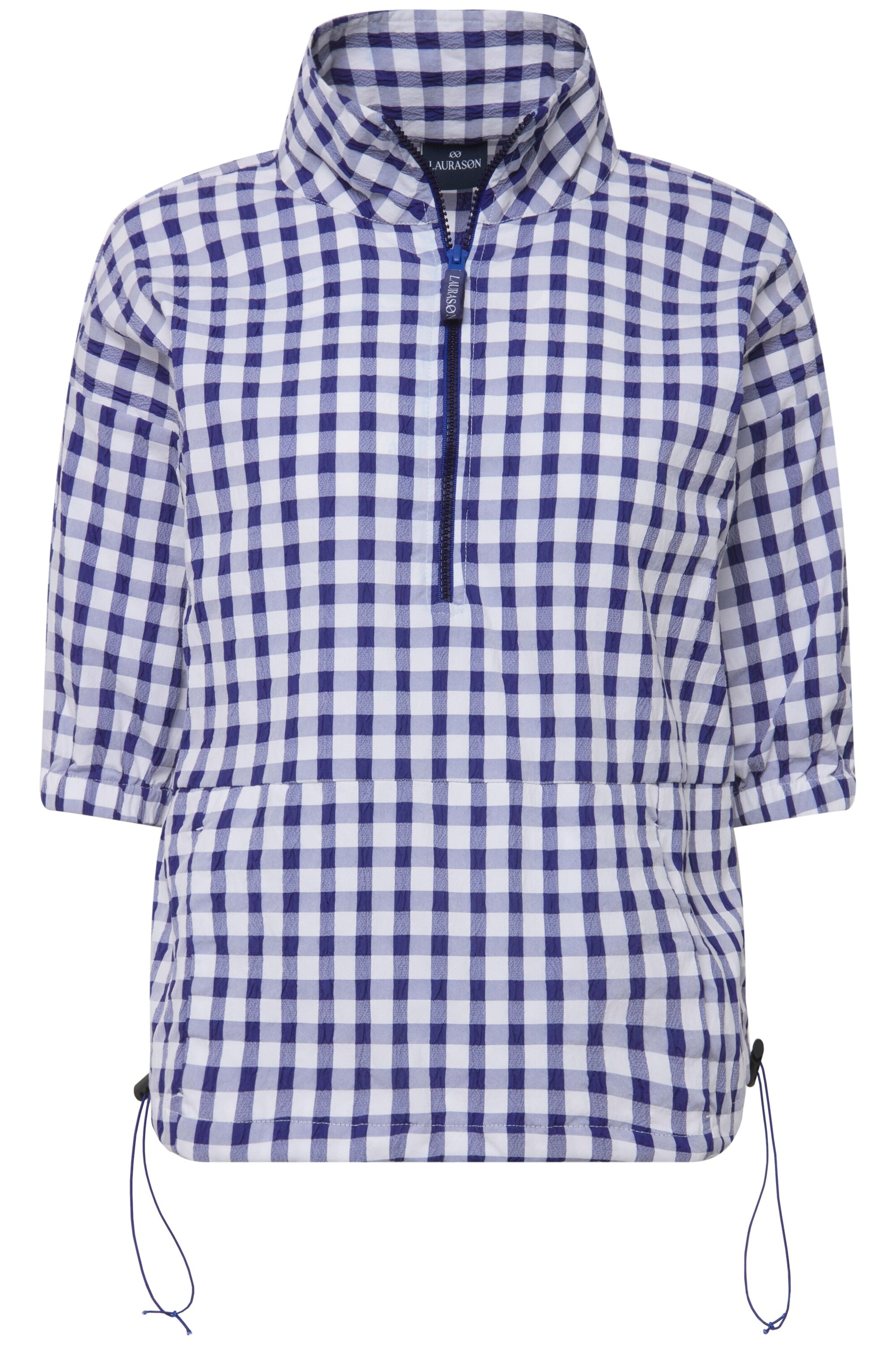 LAURASØN Blouse in Blue: front