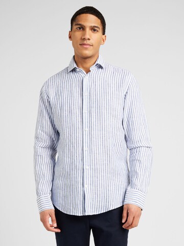 Bruun & Stengade - Ajuste regular Camisa 'Sydney' en azul: frente