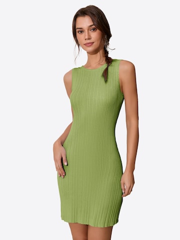 Imily Bela Gebreide jurk in Groen: voorkant