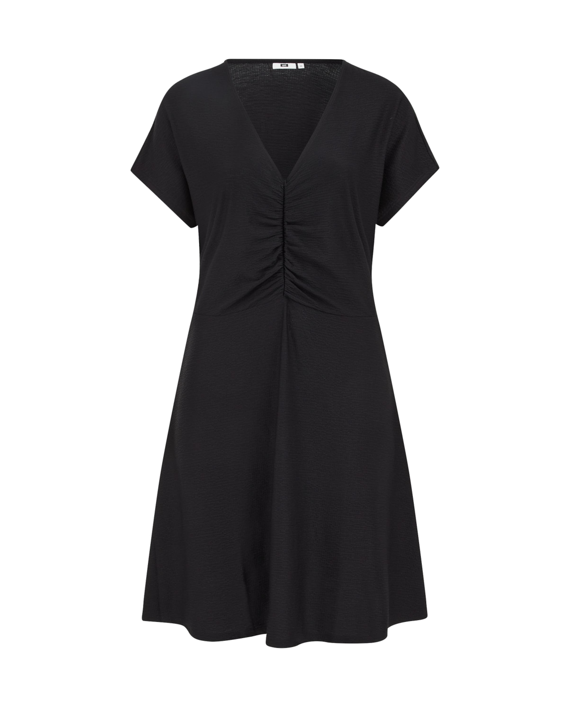 WE Fashion Šaty – černá: přední strana