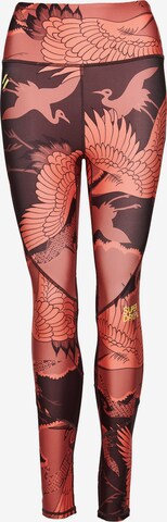 oranžinė Superdry Siauras Sportinės kelnės: priekis