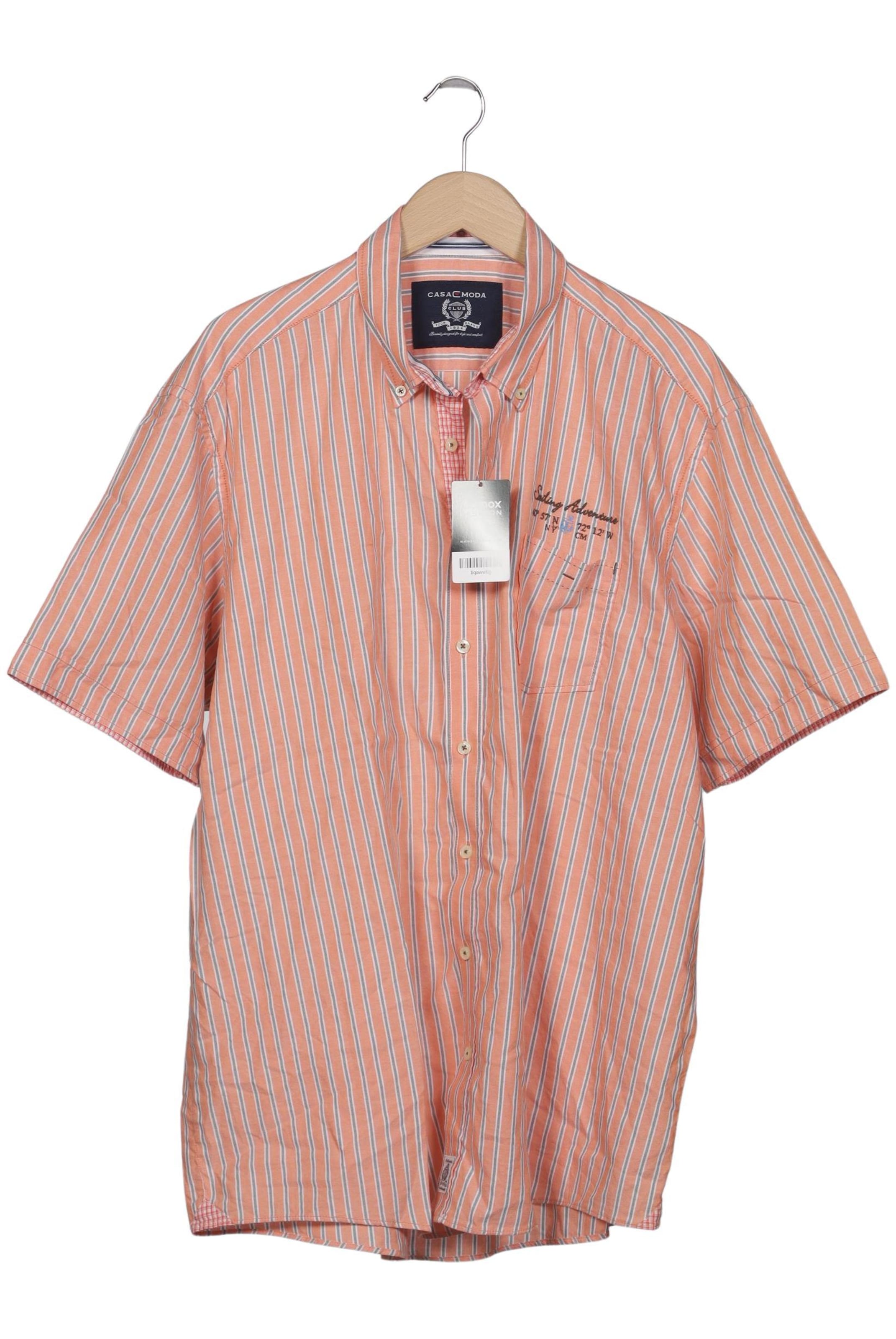 Casall Button Up Shirt in XXL in Orange: front