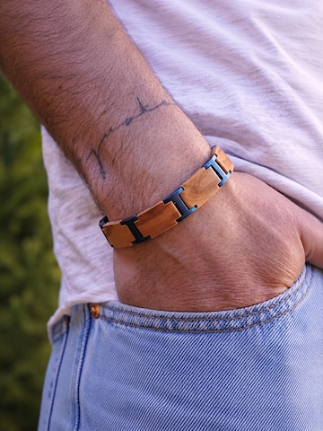 Holzwerk - Pulsera 'ELBSEE' en beige