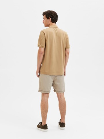 SELECTED HOMME Koszulka 'DANTE' w kolorze brązowy