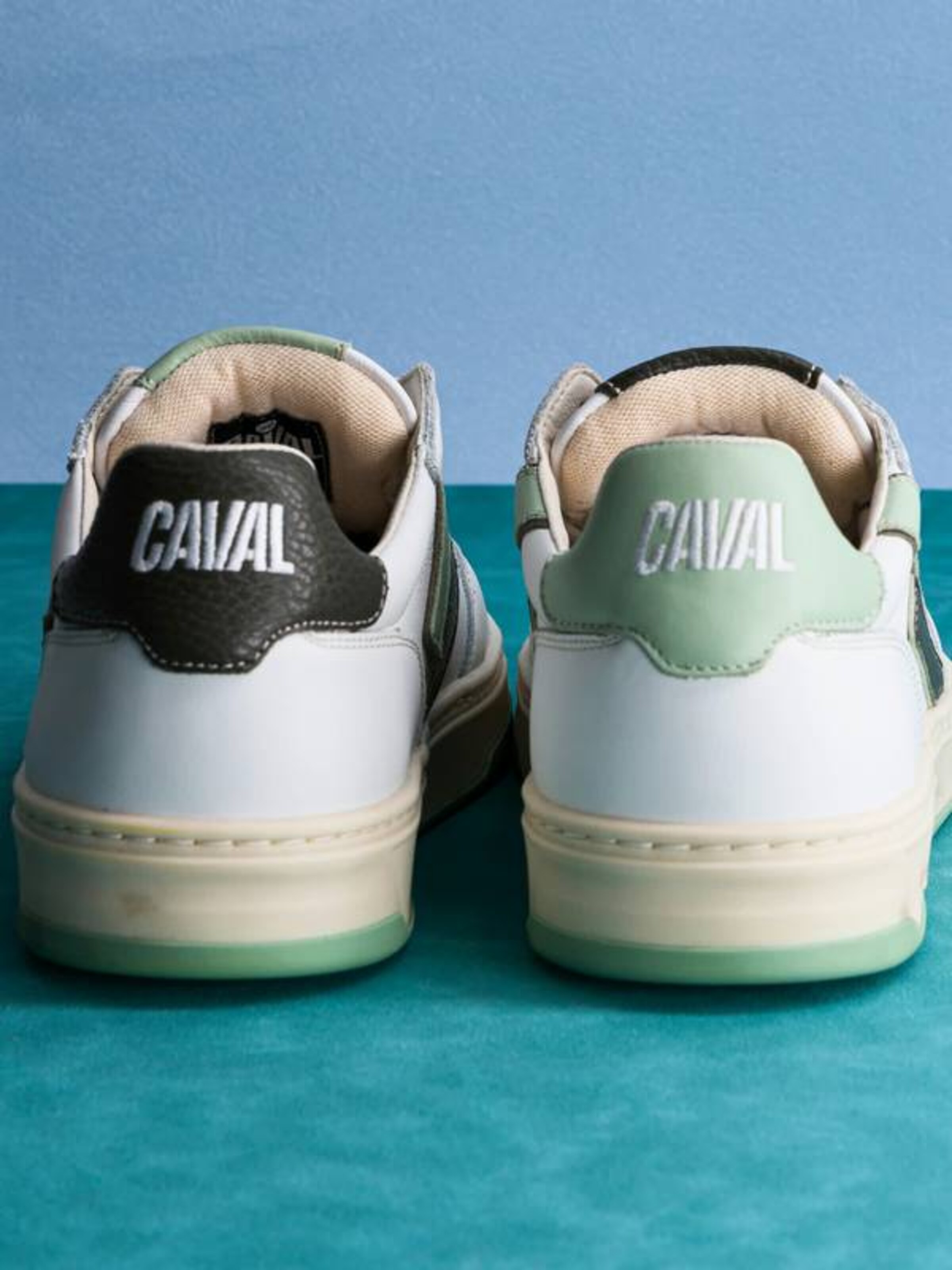 Caval - Sapato com atacadores ' FLOW ' em verde