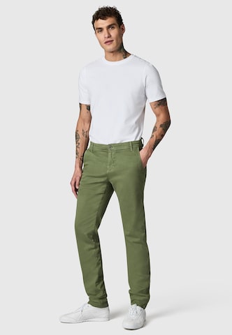 Coupe slim Pantalon chino 'Solon' Peak Time en vert