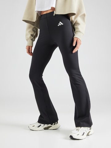 ADIDAS SPORTSWEAR Flared Sporthose in Schwarz: Vorderseite