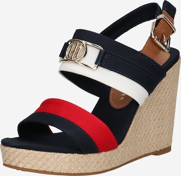 TOMMY HILFIGER Sandals in Blue: front