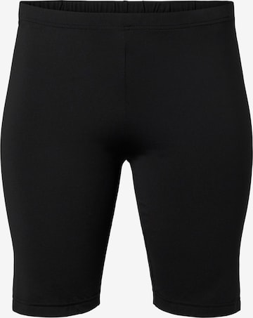 Zizzi Regular Leggings i svart: framsida