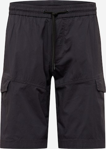 Regular Pantalon cargo TOM TAILOR DENIM en noir : devant
