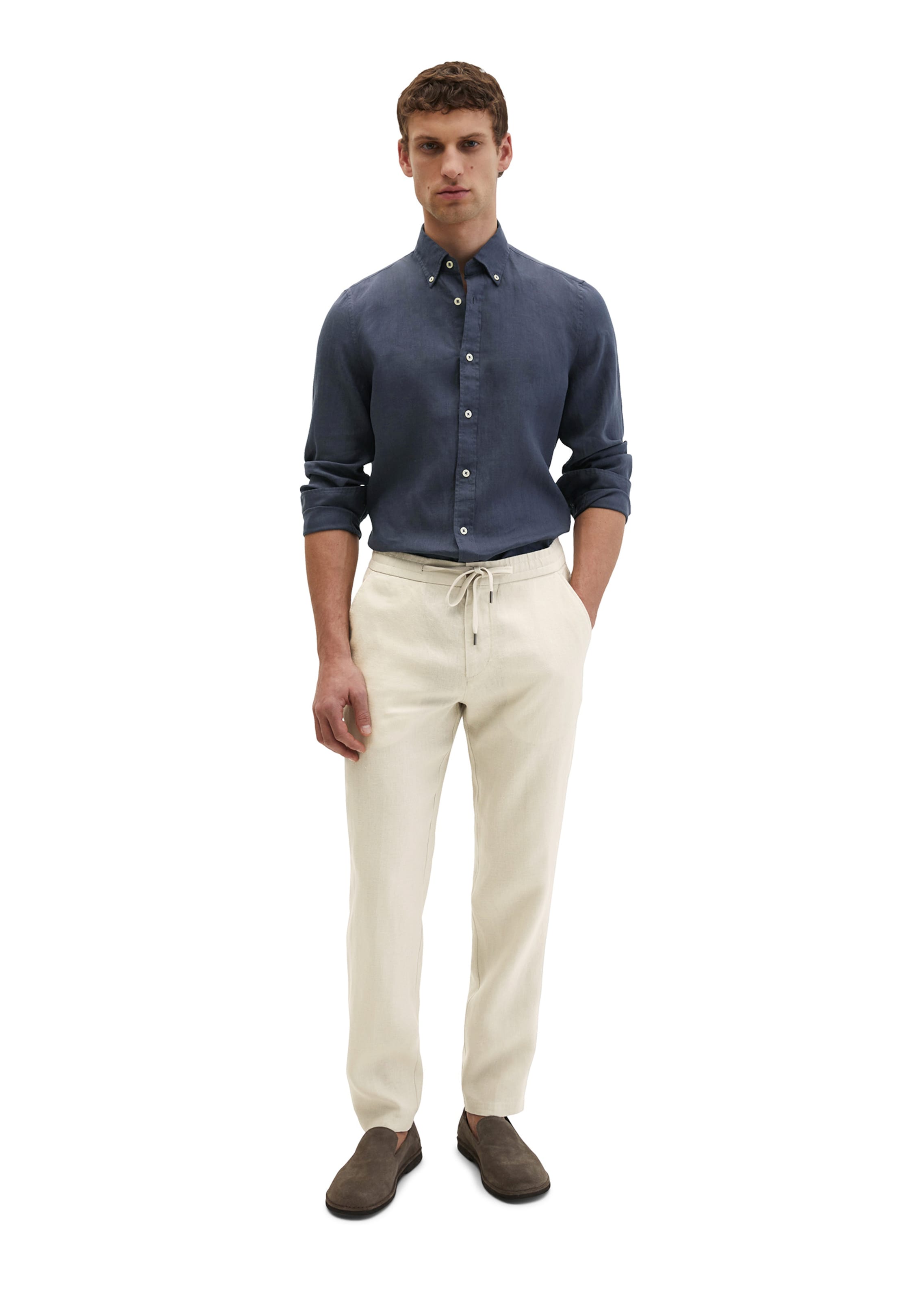 Marc O'Polo Regular fit Overhemd in Grijs
