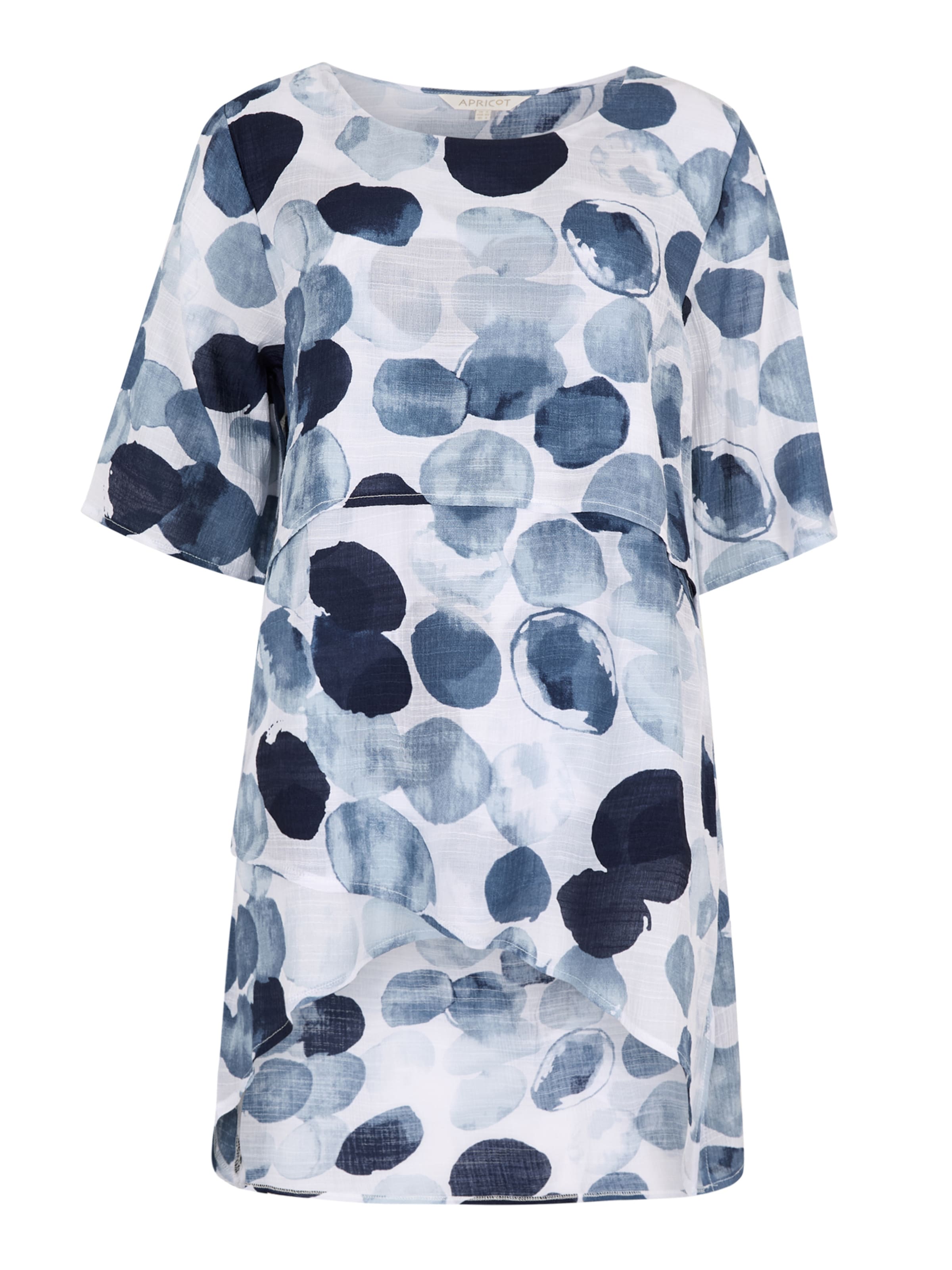 Tunique Apricot en bleu : devant