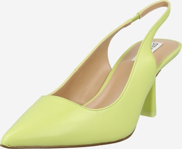 STEVE MADDEN Дамски обувки на ток с отворена пета 'LUSTROUS' в зелено: отпред