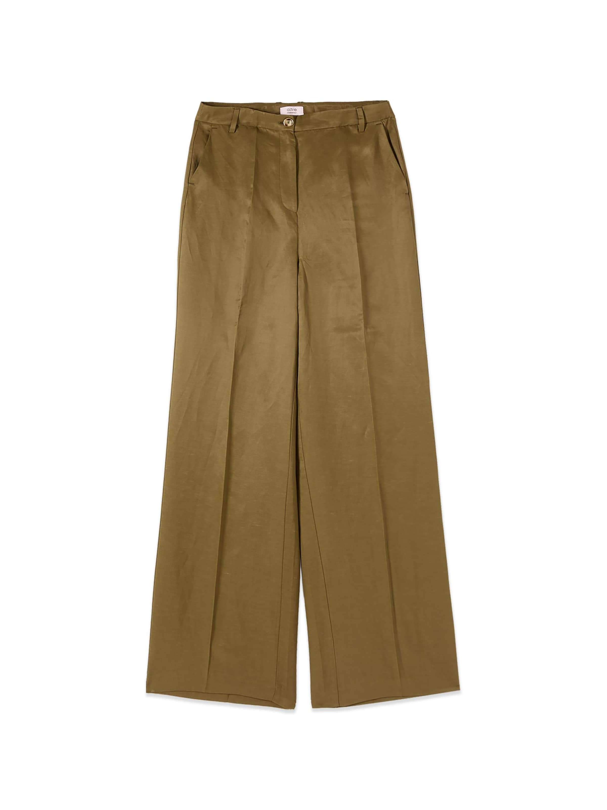 oltre Baggy Trousers in Green: front