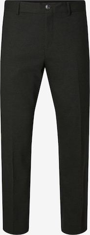Pantalon à plis 'Neli' SELECTED en vert : devant