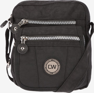 Christian Wippermann Crossbody Bag in Black: front