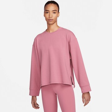 NIKE Athletic Sweatshirt in Pink: front