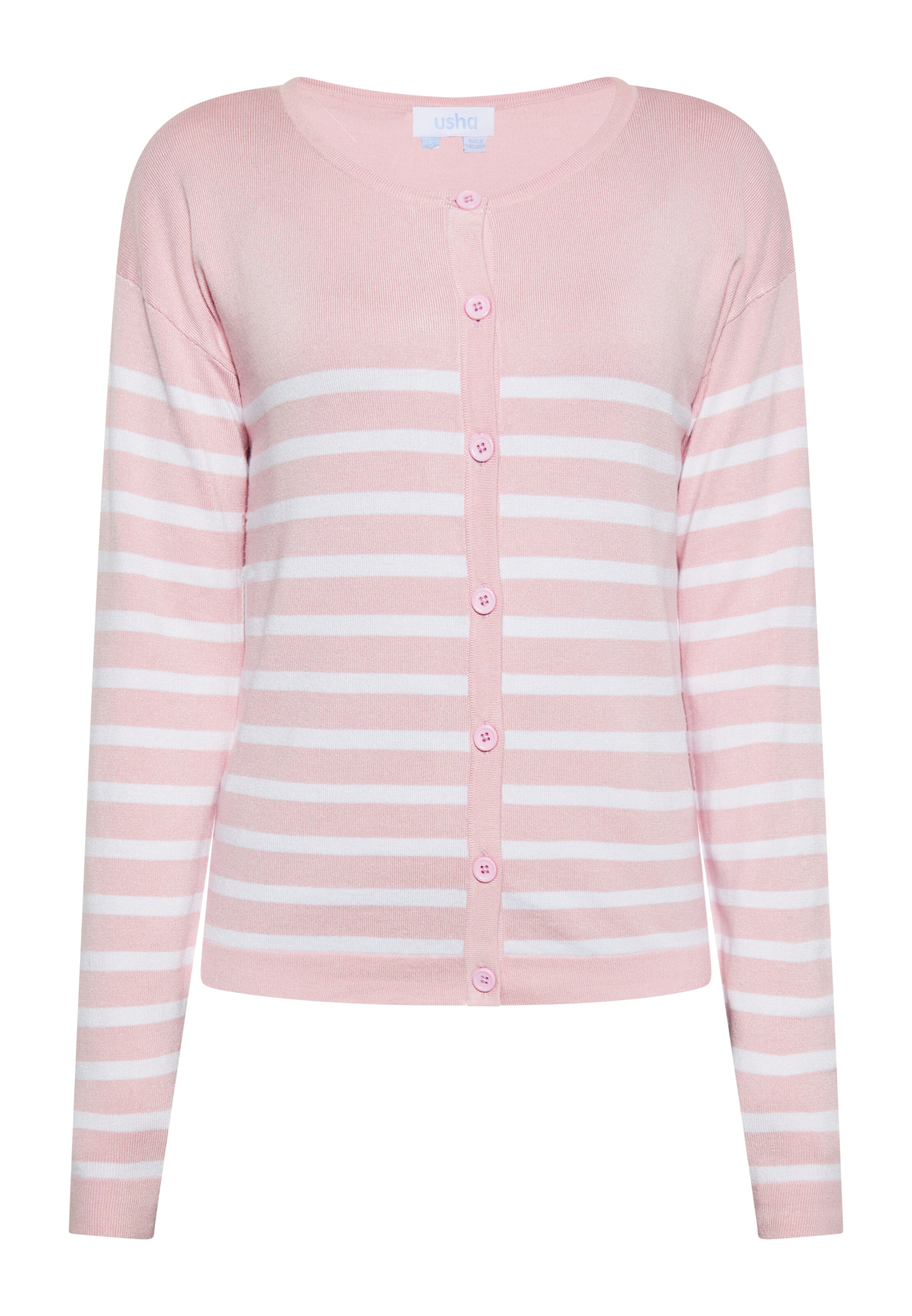 usha BLUE LABELKardigan - roza boja: prednji dio