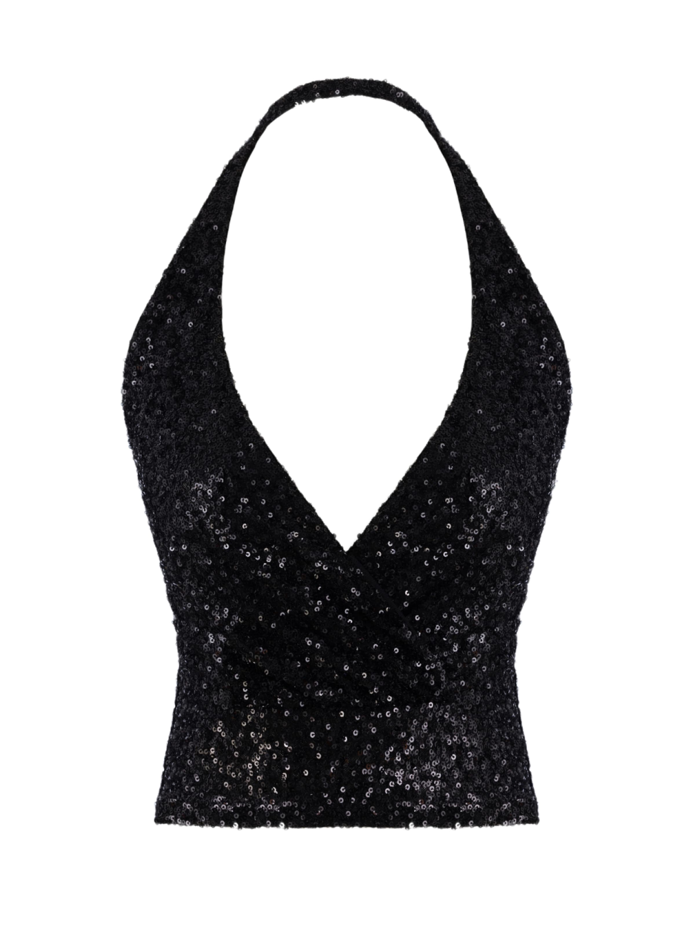 No Matter What Top in Black: front