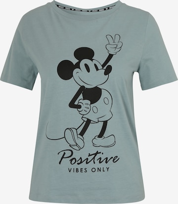 Course Shirt 'Mickey Mouse Positive Vibes' in Blue: front